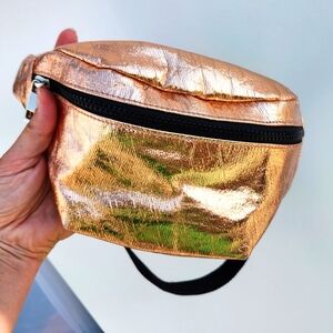 GOLD color fanny pack / belt bag